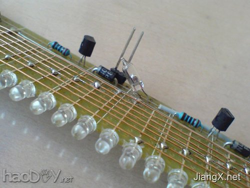 diy制作 LED摇摇棒的升级版本-32只LED摇摇棒 附图纸