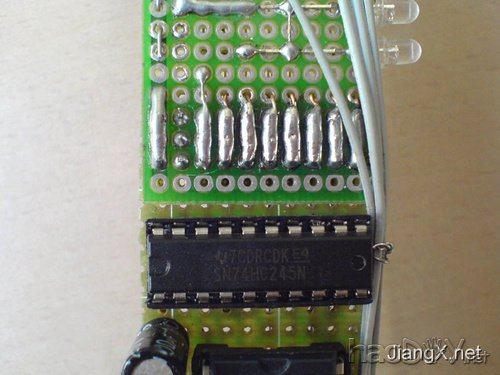 diy制作 LED摇摇棒的升级版本-32只LED摇摇棒 附图纸