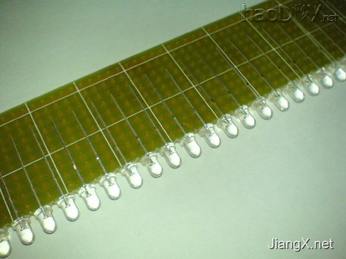 diy制作 LED摇摇棒的升级版本-32只LED摇摇棒 附图纸