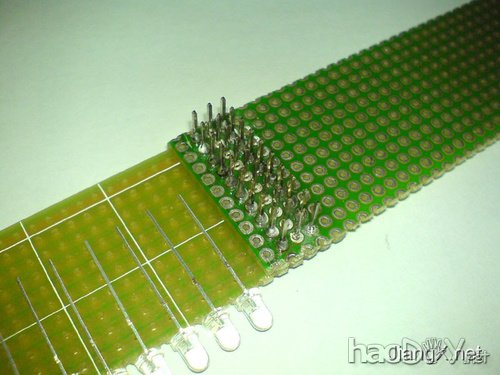 diy制作 LED摇摇棒的升级版本-32只LED摇摇棒 附图纸