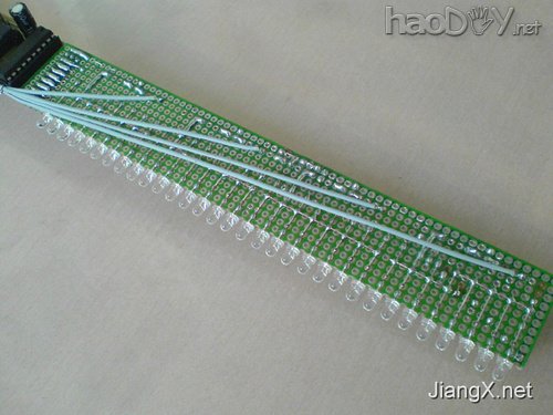 diy制作 LED摇摇棒的升级版本-32只LED摇摇棒 附图纸