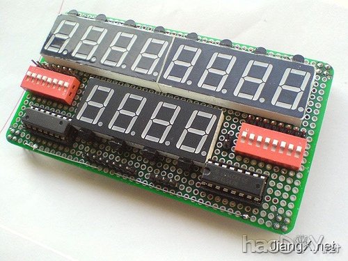 diy自制多功能数码管显示实验板 附电路图