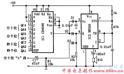 制作模拟电台报时电路