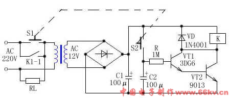 自制分离元件可调定时器