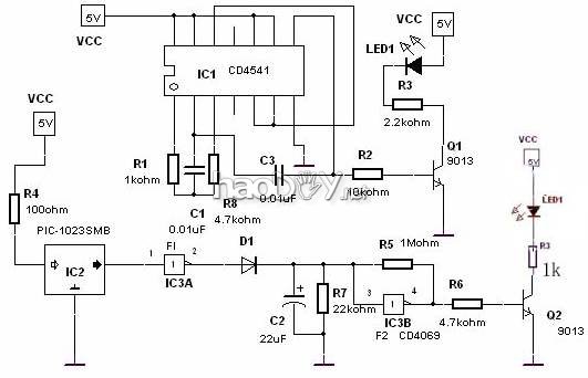 diy红外发射和接收电路制作