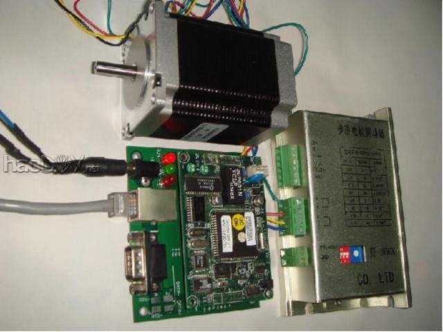 制作局域网络远程控制步进电机控制模块