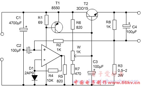 diy直流电机调速电路