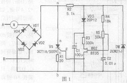 自制单相电机调速电路