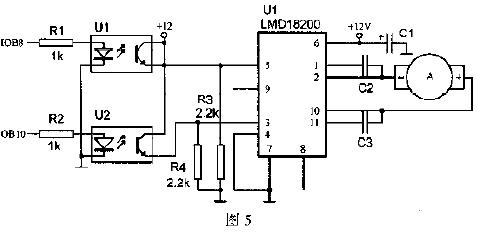 自制电动小车的电机驱动及控制
