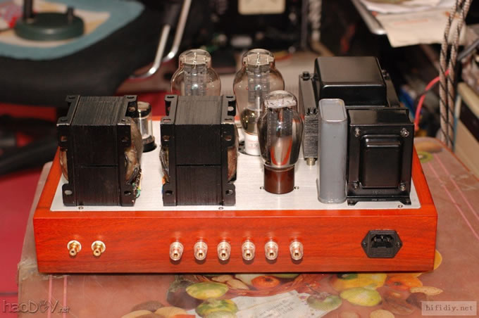 6sn7+300B电子管单端胆机功放制作完工附线路图