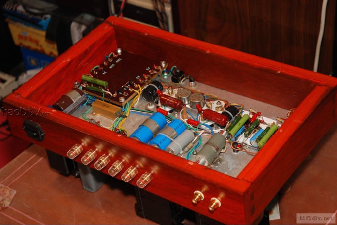 6sn7+300B电子管单端胆机功放制作完工附线路图