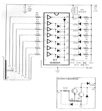 制作水位液位检测控制报警电路