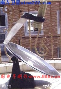 《锅盖卫星吸取天线建造 Satellite Antenna》相干图片 diy锅盖卫星接收天线制作