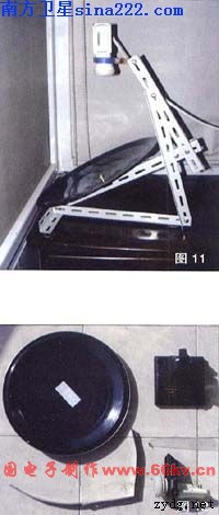 《锅盖卫星吸取天线建造 Satellite Antenna》相干图片 diy锅盖卫星接收天线制作