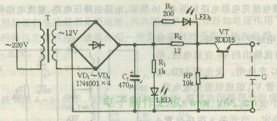 自制多节镍镉电池充电器