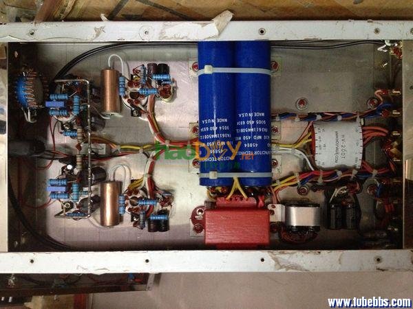 diy制作EL156电子管单端合并胆机,输出功率2X16W附线路图