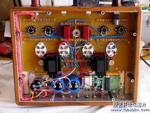 逆风再做12j7+6f6+300B电子管单端胆机合并机附电路图