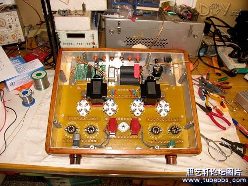 逆风再做12j7+6f6+300B电子管单端胆机合并机附电路图