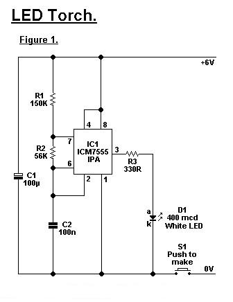 制作LED手电筒驱动调光电路