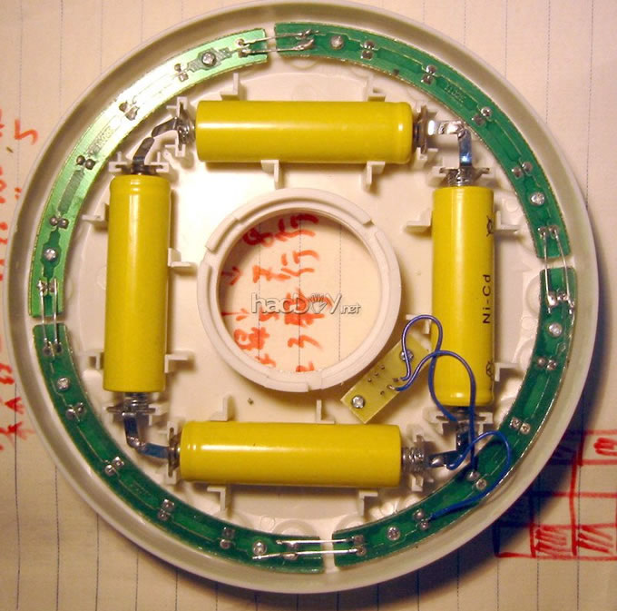 自制LED 帐篷灯改造