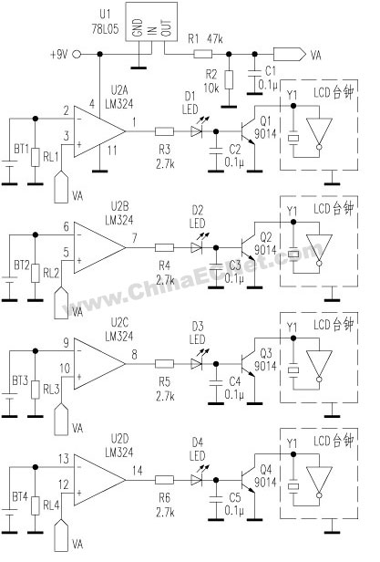 制作电池容量测试仪器电路