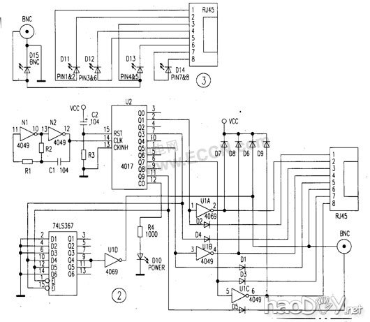 点击在新窗口查察原始图片 自制自制网线测试仪器
