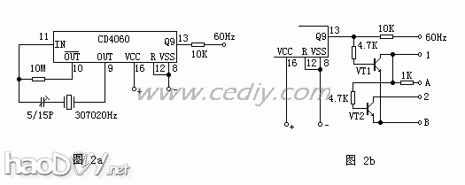 diy60Hz时基信号发生器