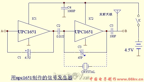 diyμpc1651制作的多用途信号发生器