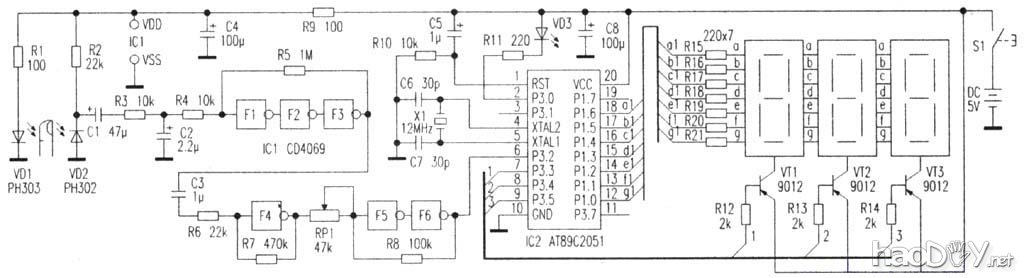 diy单片机脉搏测量仪