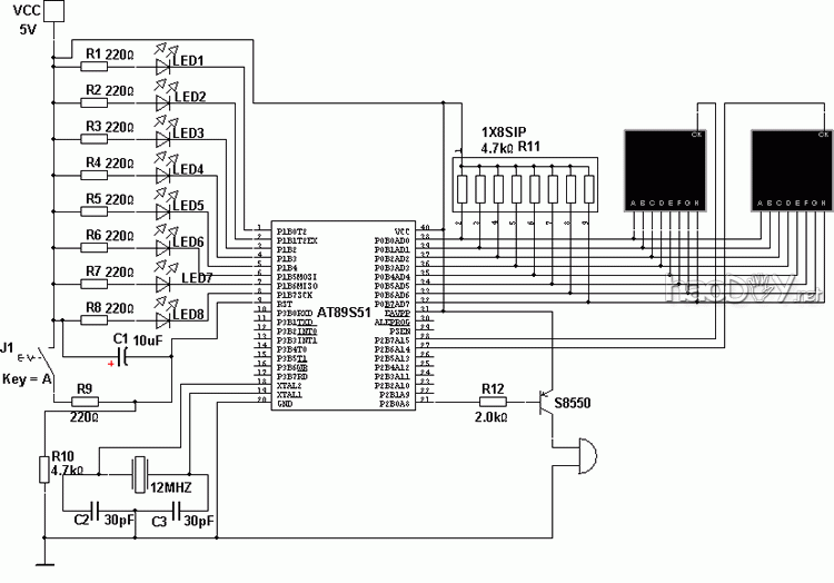diy单片机最小系统制作