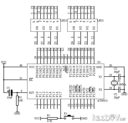 制作动态数码管显示技术