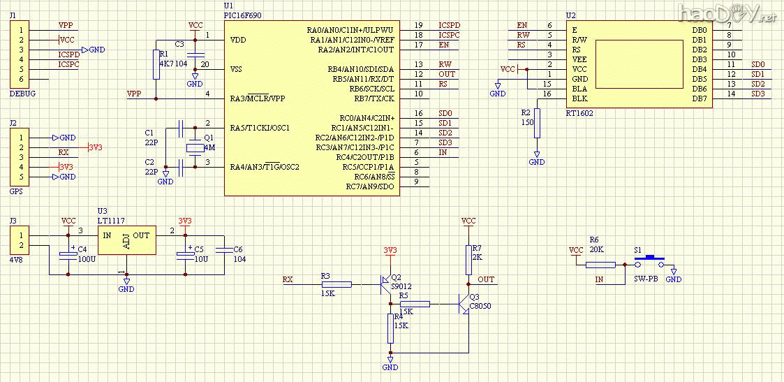 200元DIY一个最简单的GPS手持机