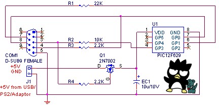 自制PIC12F629烧录器制作