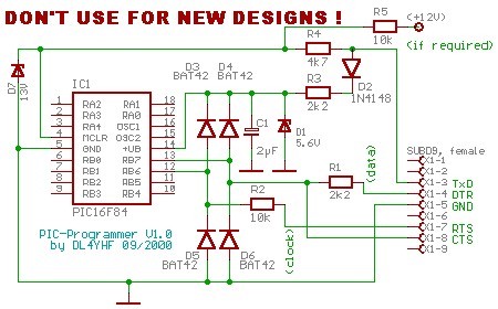 自制PIC12F629烧录器制作