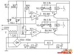 自制纸张厚度检测器电路图