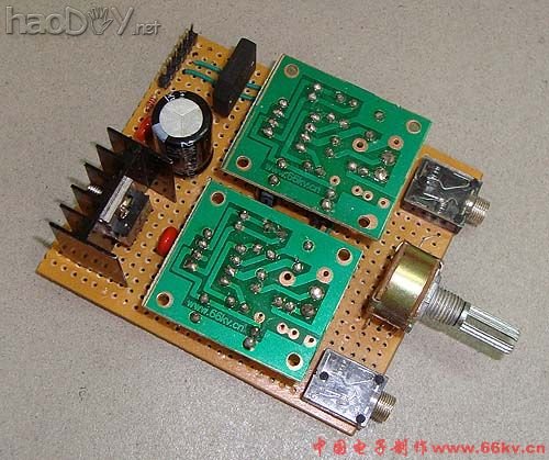 自制茶叶盒做的立体声小音箱