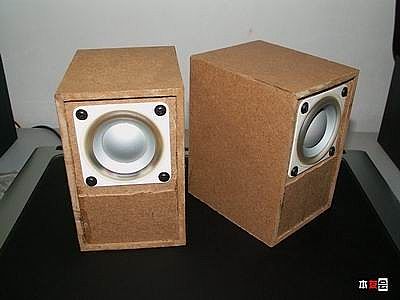自制强人手工自制音响漫步者M2音箱+功放