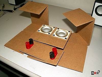 自制强人手工自制音响漫步者M2音箱+功放