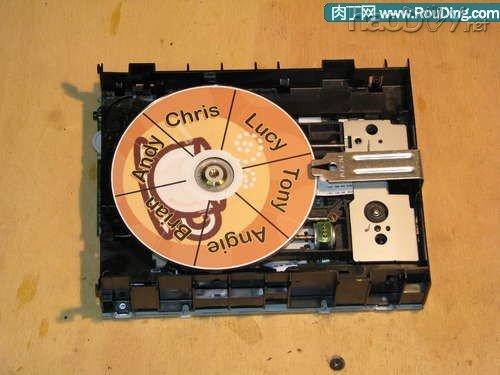 diy用废弃硬盘打造一个自动打赌划拳转盘