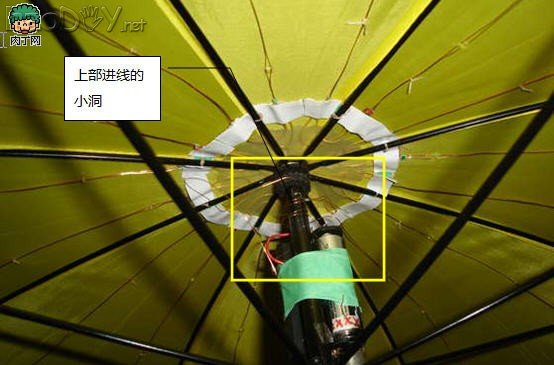 自制DIY一把LED星光伞,雨天好心情!