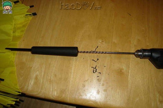 自制DIY一把LED星光伞,雨天好心情!