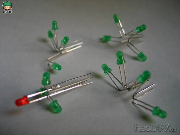 制作圣诞树般漂亮的LED小灯DIY图解