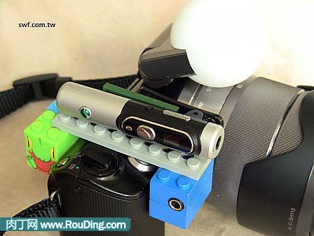 diy用乐高玩具DIY相机红外线遥控器