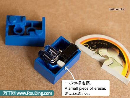 diy用乐高玩具DIY相机红外线遥控器