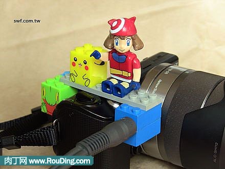 diy用乐高玩具DIY相机红外线遥控器