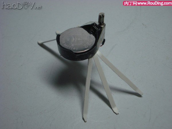 自制可爱的暴走电子昆虫机器人DIY图解