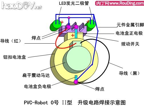 自制可爱的暴走电子昆虫机器人DIY图解