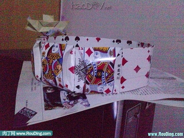 自制扑克纸牌制作的漂亮收纳盒子(第1页)
