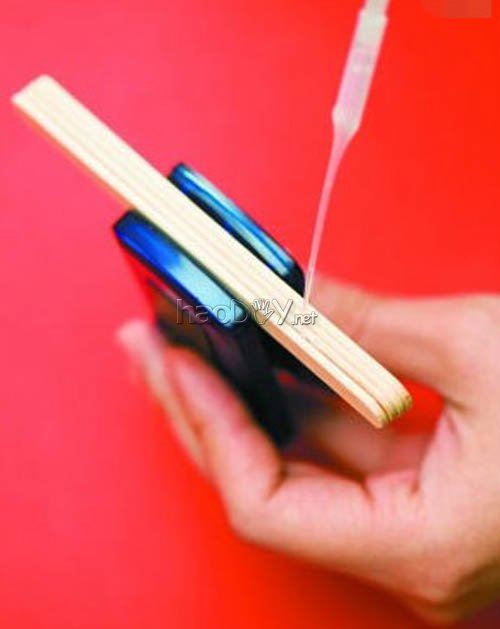 自制简易花架 冰棒棍制作的小清新花架教程