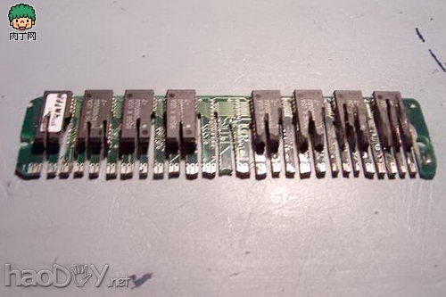 制作废旧电脑配件的旧物利用DIY改造作品